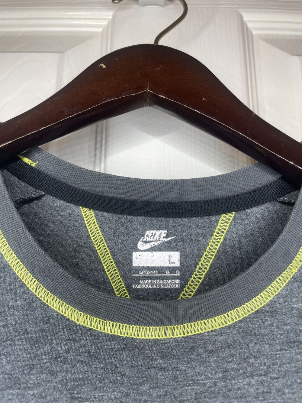 Vintage 2000s L Nike Gray “West 4th Street Streetball” Tee Y2K Athletic T-Shirt - Picture 3 of 10